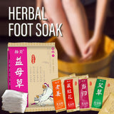 Herbal Chinese Foot Bath Powder  Foot Soak in Dangui Ginger Motherwort Mufwort Woodworm Tibetan Saffron (Health and Beauty)