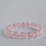 Rose Quartz Bracelet Collection #3. 100% genuine natural gemstone jewellery with Certificate of Authenticity by SOL Home ® (Feng Shui)